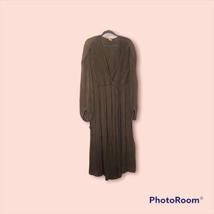 H&M Grecian Style Maxi dress in Pleated Chiffon New